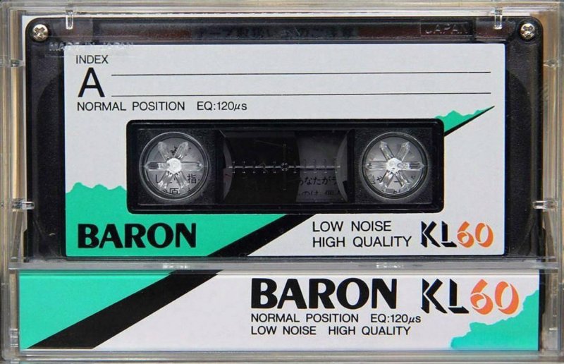 Compact Cassette Baron 60 Type I Normal 1986 Japan