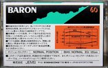 Compact Cassette Baron KL 60 Type I Normal 1986 Japan