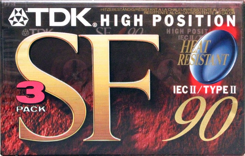 3 pack TDK SF 90 "SF-90X3EA" Type II Chrome 1995 Europe
