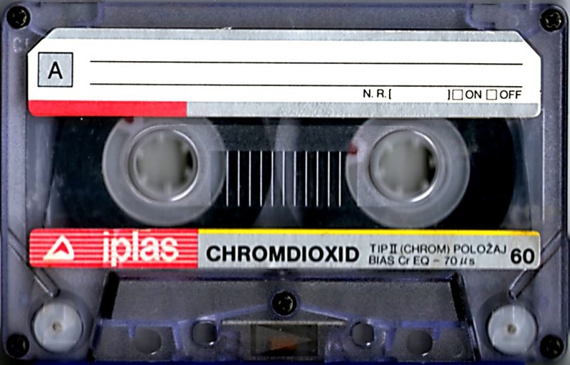 Compact Cassette Iplas 60 Type II Chrome 1990 Yugoslavia