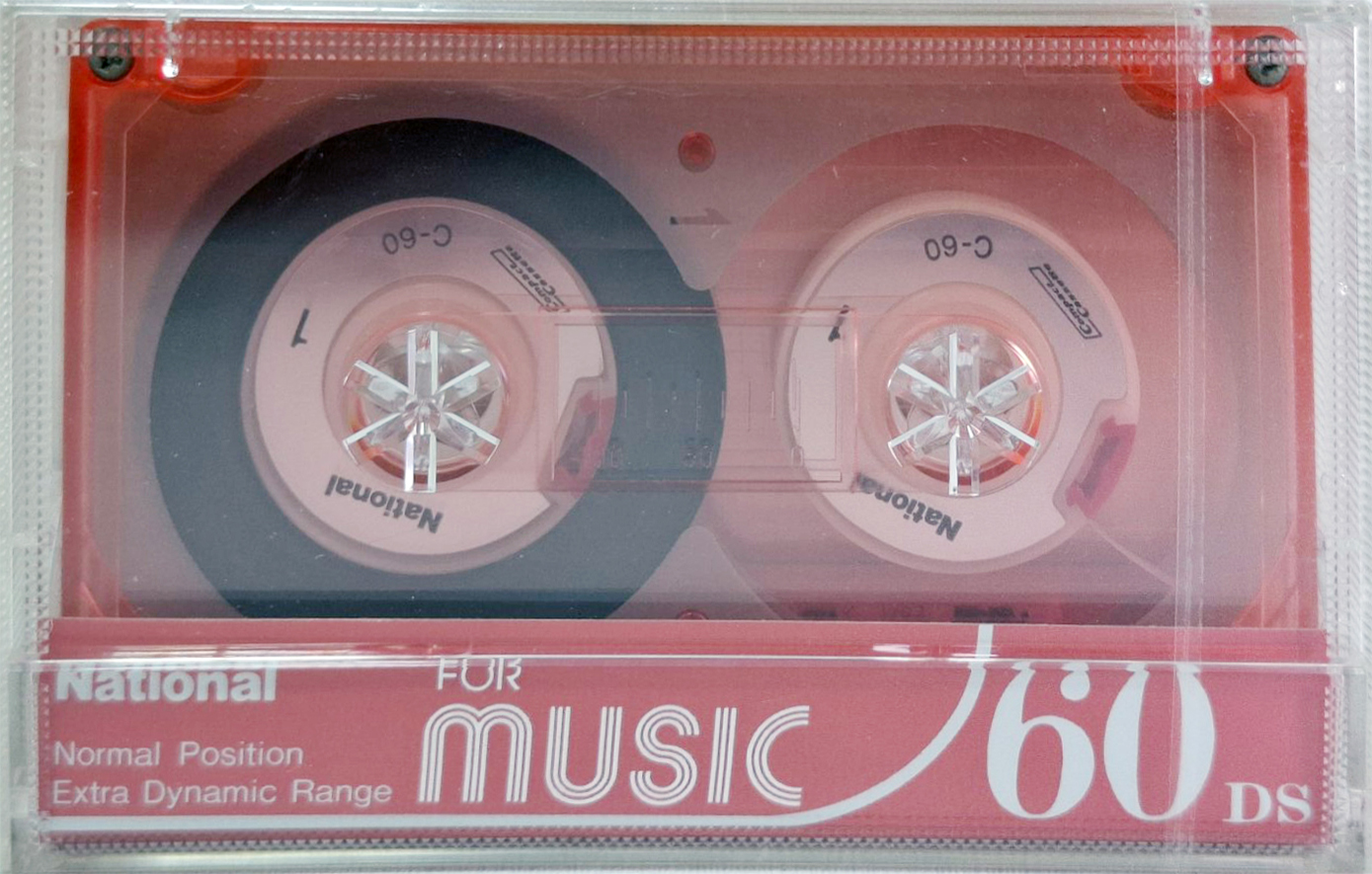 Compact Cassette National DS 60 "RT-DS(R)" Type I Normal 1982 Japan
