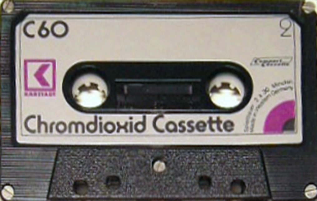 Compact Cassette Karstadt 60 Type II Chrome 1975 Germany