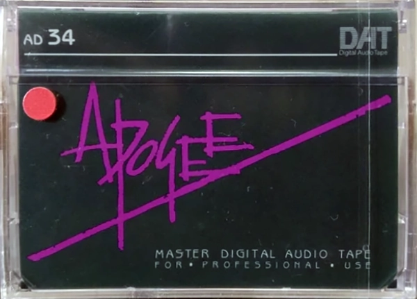 Digital Audio Tape Apogee AD 34 Type IV Metal 1993 USA