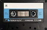 Compact Cassette Nakamichi EX 60 Type I Normal 1977 Japan