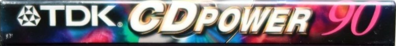 Compact Cassette TDK CD Power 90 Type II Chrome 2001 North America