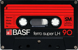 Compact Cassette BASF Ferro Super LH 90 "Small Window" Type I Normal 1978 Germany