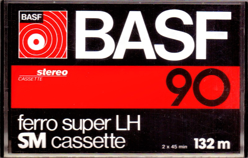 Compact Cassette BASF Ferro Super LH 90 "Small Window" Type I Normal 1978 Germany