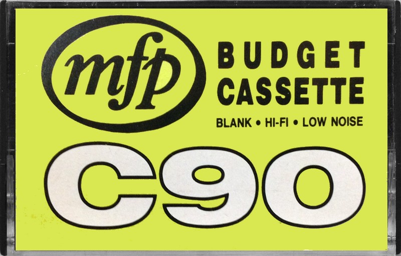 Compact Cassette Music For Pleasure 90 "Budget cassette" Type I Normal Australia