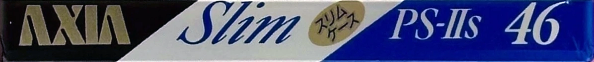 Compact Cassette AXIA PS-IIs 46 Type II Chrome 1990 Japan