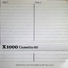 Compact Cassette EMITAPE X1000 60 Type I Normal 1975 Europe