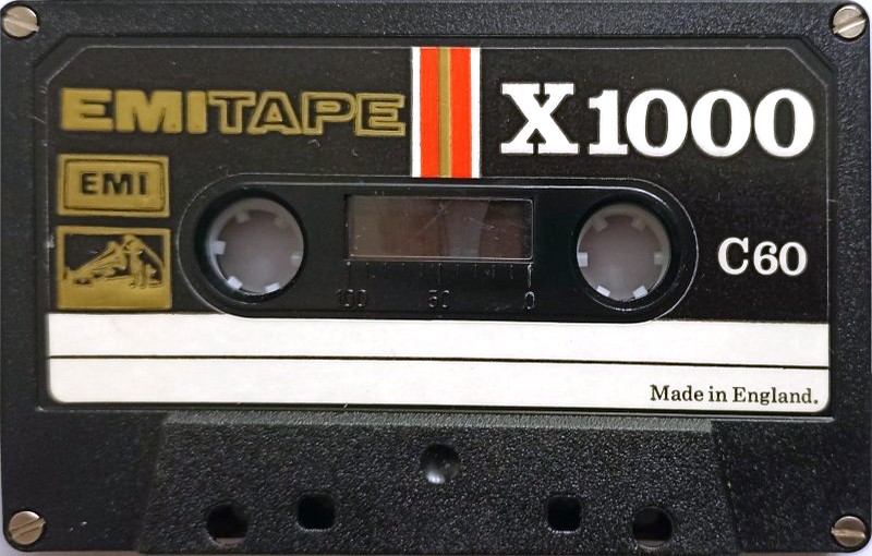 Compact Cassette:  EMITAPE - X1000 60