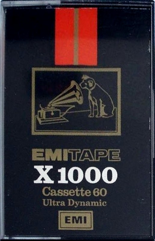 Compact Cassette:  EMITAPE - X1000 60