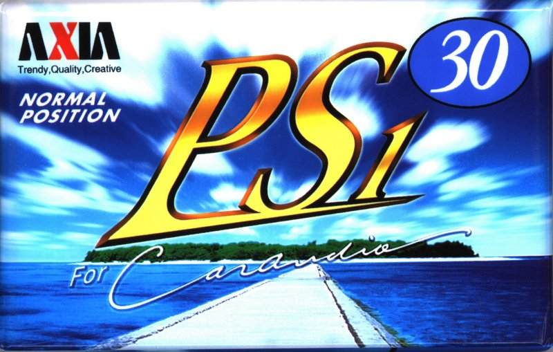 Compact Cassette AXIA PS-I / PS-1 30 "PS1K 30" Type I Normal 1998 Japan