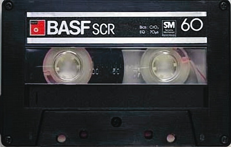 Compact Cassette BASF SCR 60 Type II Chrome 1978 Japan