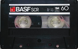 Compact Cassette BASF SCR 60 Type II Chrome 1978 Japan