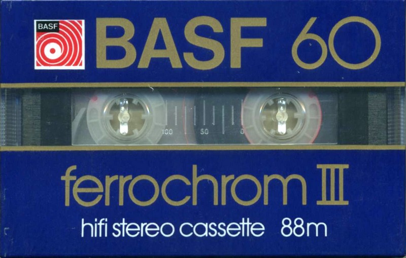 Compact Cassette BASF Ferrochrom 60 Type III Ferro Chrome 1982 Europe