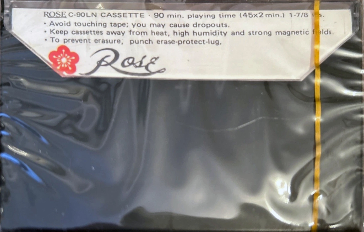 Compact Cassette Rose 90 Type I Normal Unknown Country