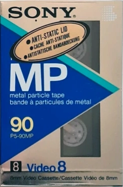 Video8, Hi8, Digital8 Sony MP 90 "P5-90MP" Type IV Metal Europe