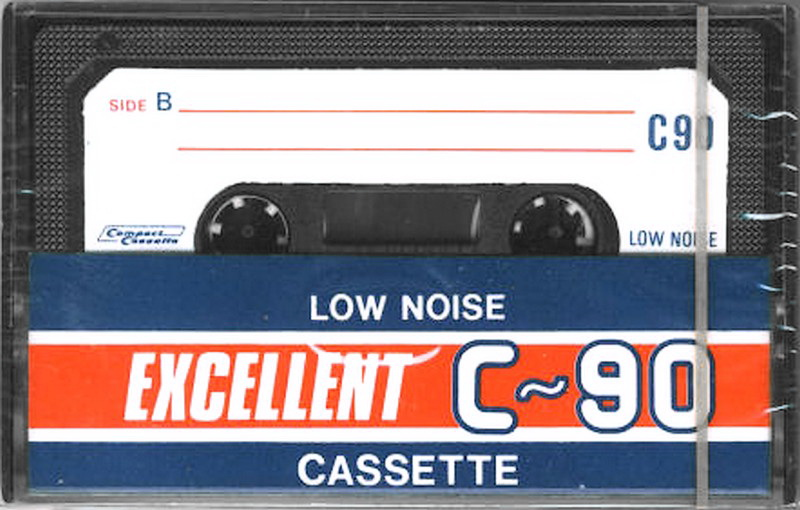 Compact Cassette:  Excellent -  90