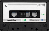 Compact Cassette Audio Star HS-I 90 Type I Normal 1988 Europe