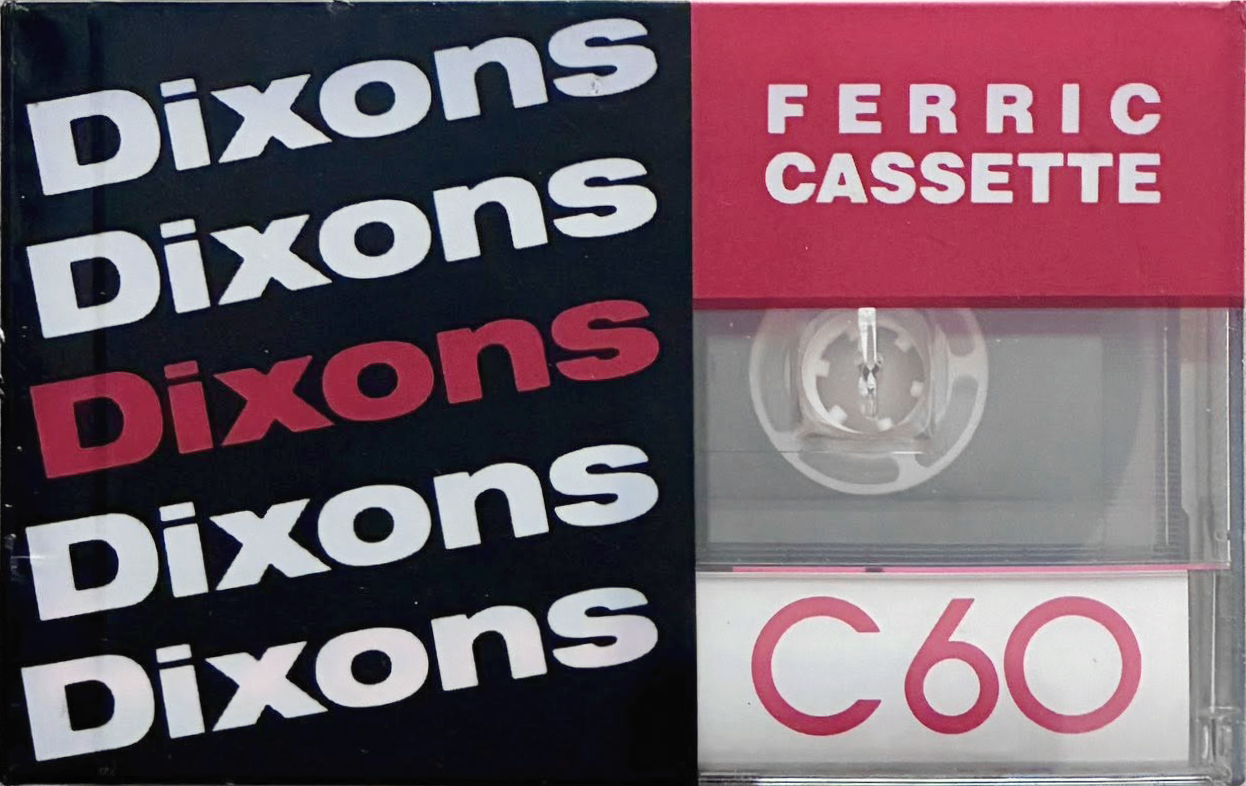 Compact Cassette Dixons 60 Type I Normal 1980 UK