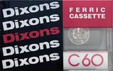 Compact Cassette Dixons 60 Type I Normal 1980 UK