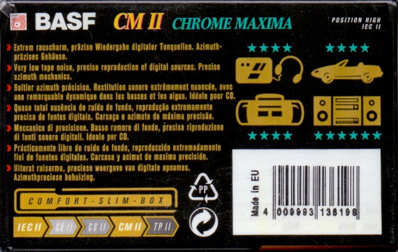 Compact Cassette: BASF  - CM II 90