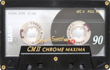 Compact Cassette BASF CM II Chrome Maxima 90 Type II Chrome 1995 Europe