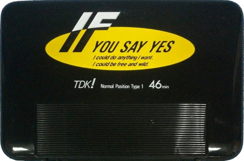 Compact Cassette TDK IF 46 "IF-46B" Type I Normal 1987 Japan