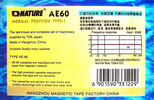 Compact Cassette Nature AE 60 Type I Normal China