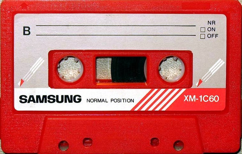 Compact Cassette Samsung XM-1 60 Type I Normal 1982 Europe