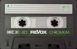 Compact Cassette Revox 60 "Chromium" Type II Chrome 1984 Europe