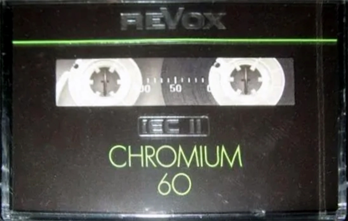 Compact Cassette Revox 60 "Chromium" Type II Chrome 1984 Europe