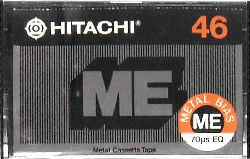 Compact Cassette Hitachi ME 46 Type IV Metal 1981 Europe