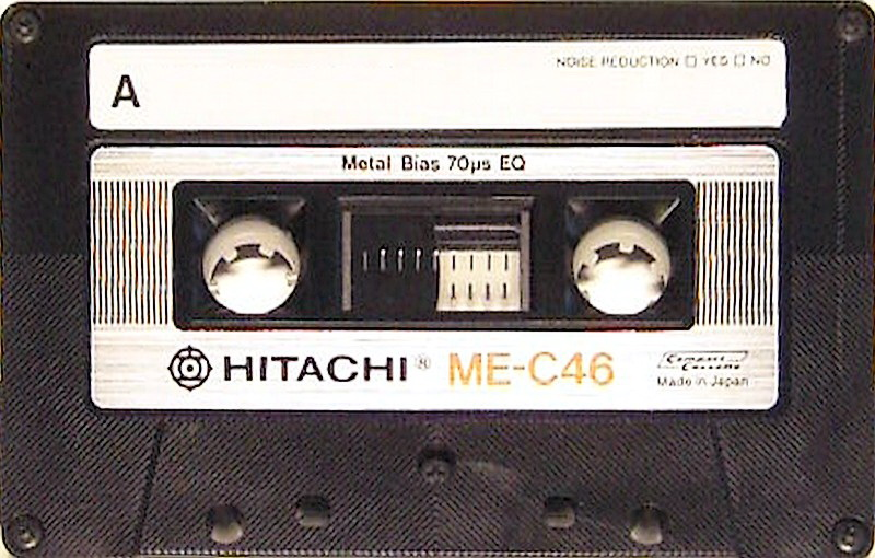 Compact Cassette Hitachi ME 46 Type IV Metal 1981 Europe