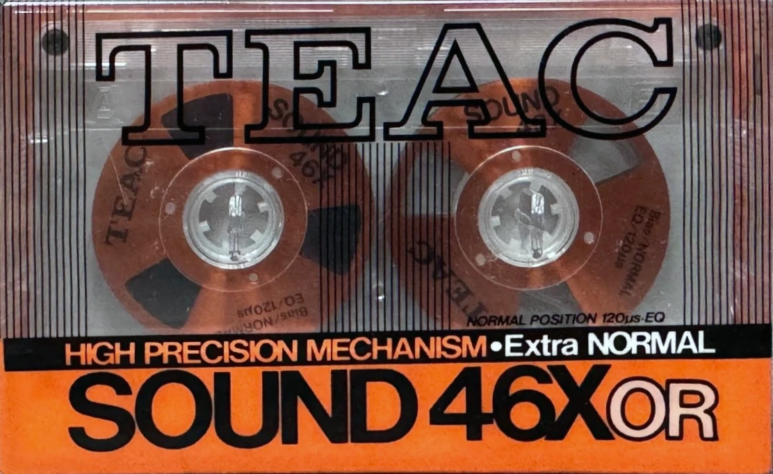 Compact Cassette Teac SOUND 46 "46XOR" Type I Normal 1984 Japan