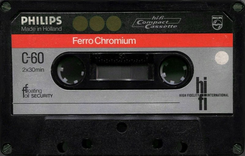 Compact Cassette: Philips  - Ferro Chromium 60