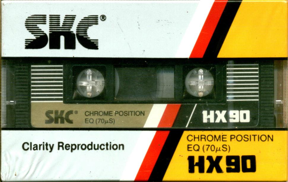 Compact Cassette SKC HX 90 Type II Chrome 1984 Europe