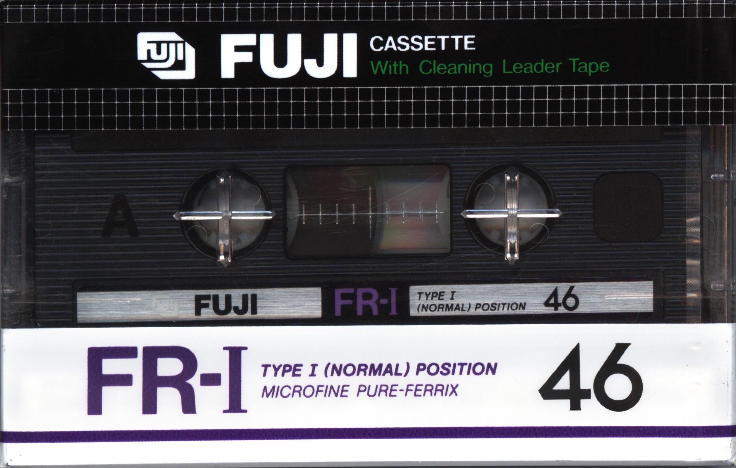 Compact Cassette Fuji FR-I 46 Type I Normal 1982 North America