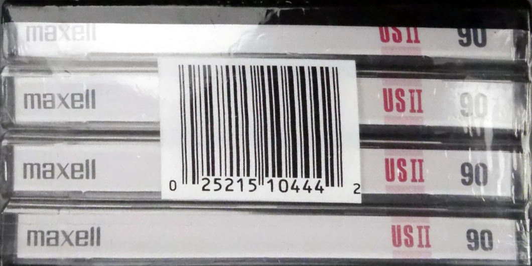 4 pack Maxell US 90 "US II" Type II Chrome 1991 North America
