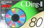 Compact Cassette TDK CDing 2 80 "CD2-80A" Type II Chrome 1993 Japan