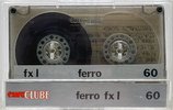 Compact Cassette Euroclube fx I 60 Type I Normal Portugal