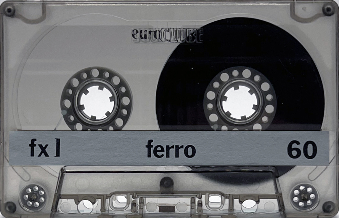 Compact Cassette Euroclube fx I 60 Type I Normal Portugal