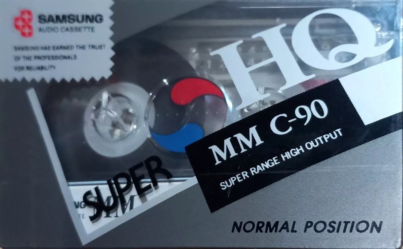 Compact Cassette Samsung MM 90 Type I Normal 1993 Europe