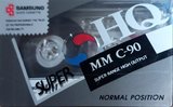 Compact Cassette Samsung MM 90 Type I Normal 1993 Europe