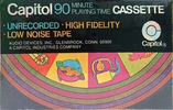 Compact Cassette Capitol Psychedelic Zodiac 90 Type I Normal 1970 USA