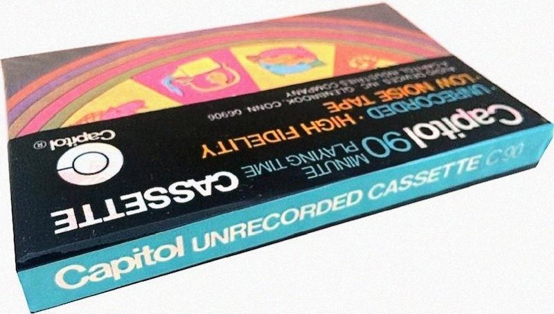 Compact Cassette Capitol Psychedelic Zodiac 90 Type I Normal 1970 USA