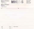 Compact Cassette Melectronic MHQ II-S 90 Type II Chrome 1990 Switzerland