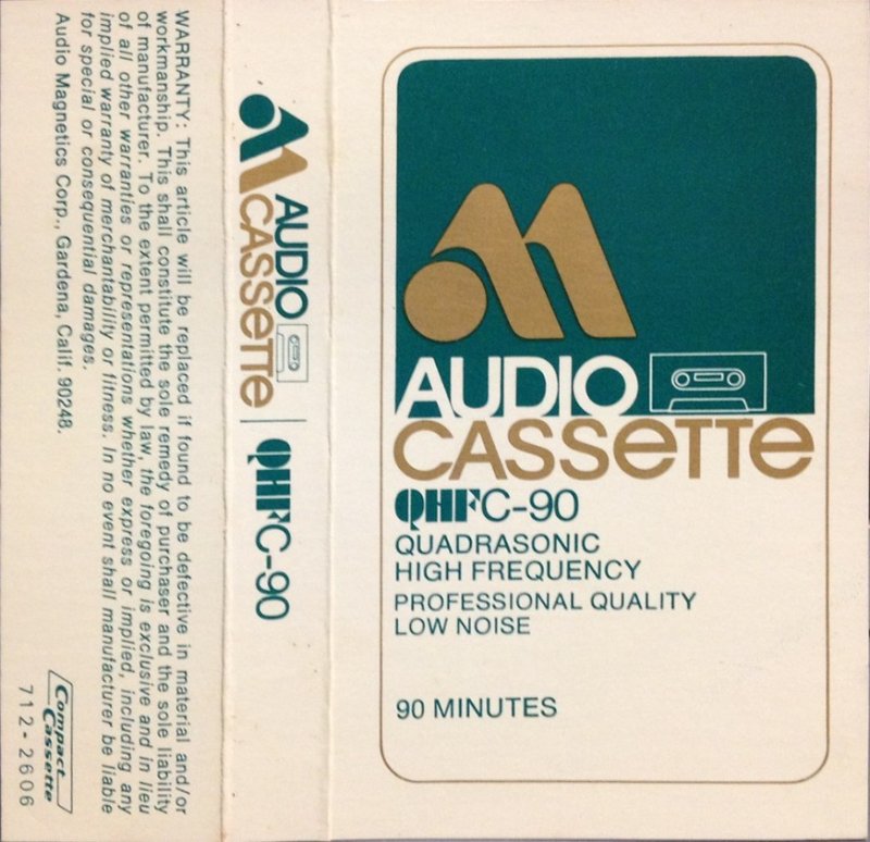 Compact Cassette: Unknown Audio Magnetics - QHF 90