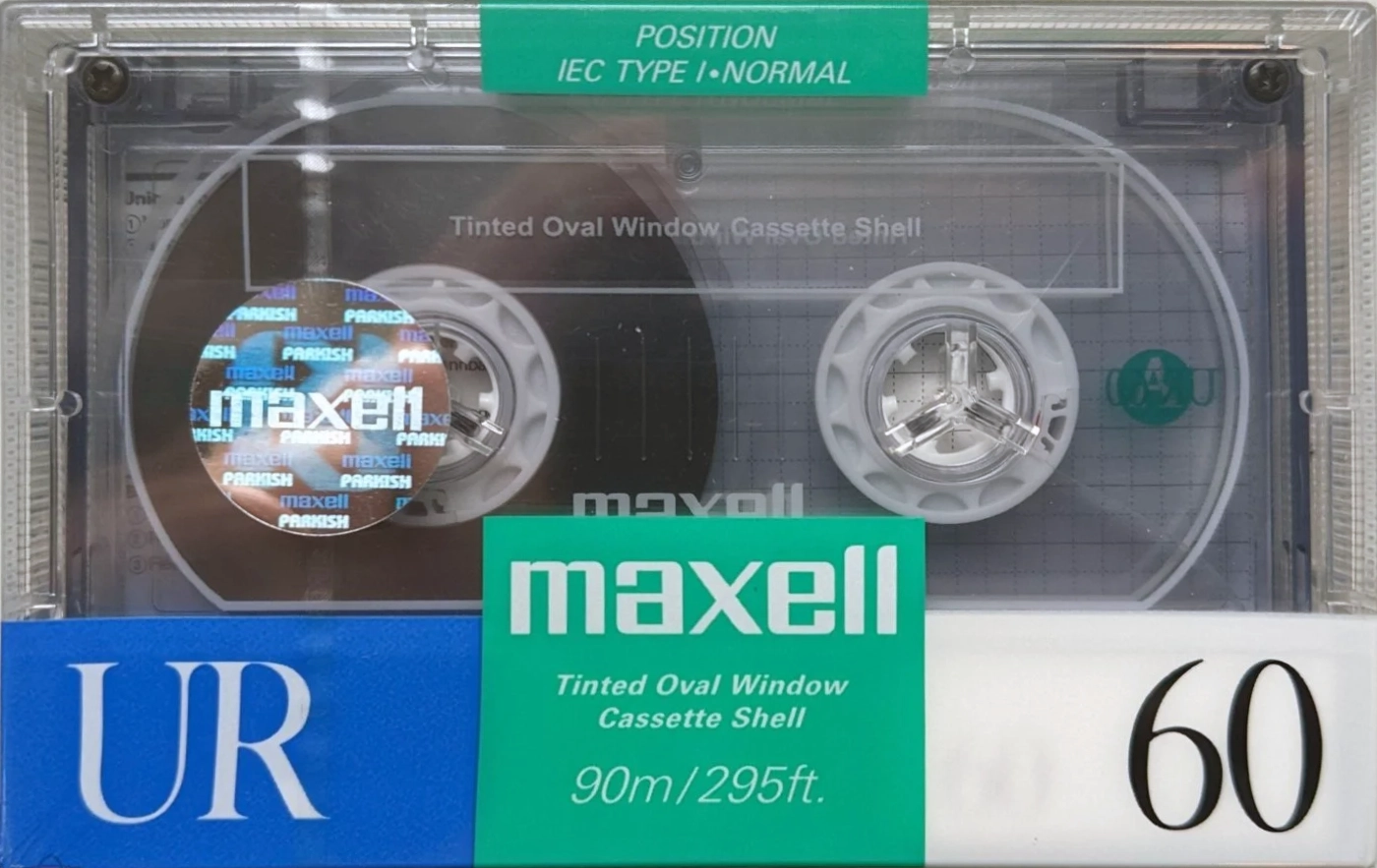 Compact Cassette Maxell UR 60 Type I Normal 1988 Europe